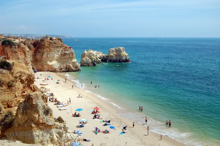 Praia da Rocha, em Portimão